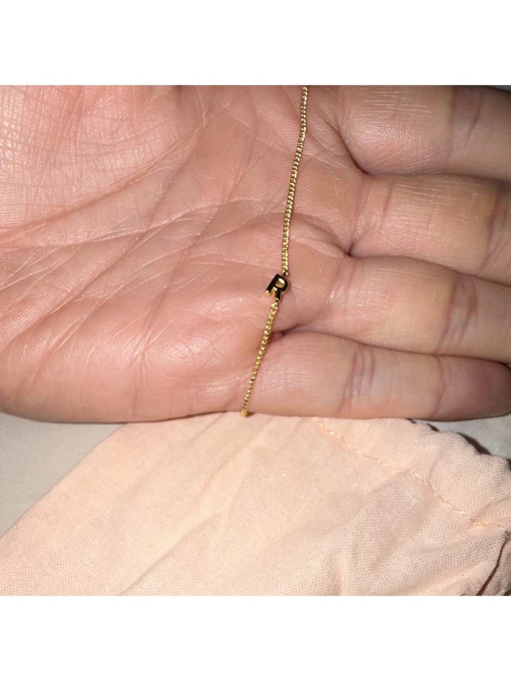 Gorjana Gold Layering Chain Bracelet with Tiny Disc Charm - Picture 3 of 5